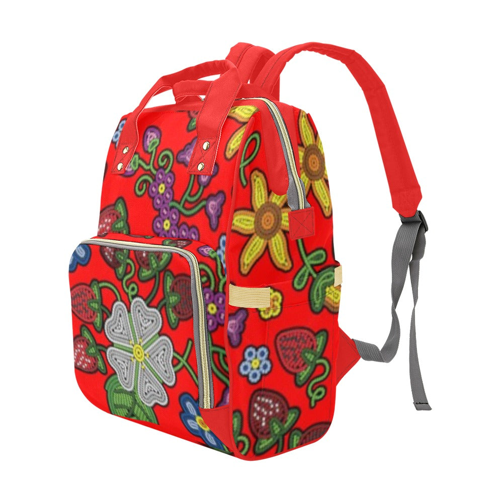 Berry Pop Fire Multi-Function Diaper Backpack/Diaper Bag