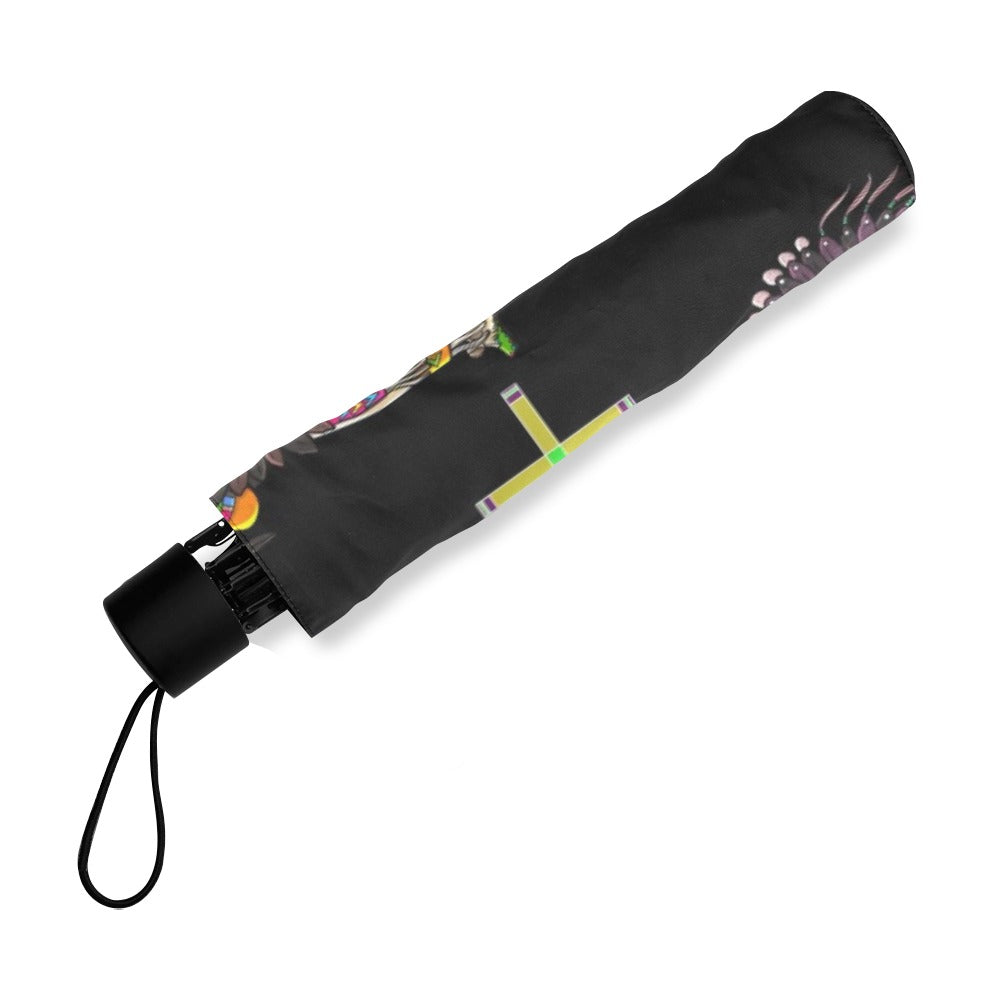 Men's Tradish Dancers Black Foldable Umbrella