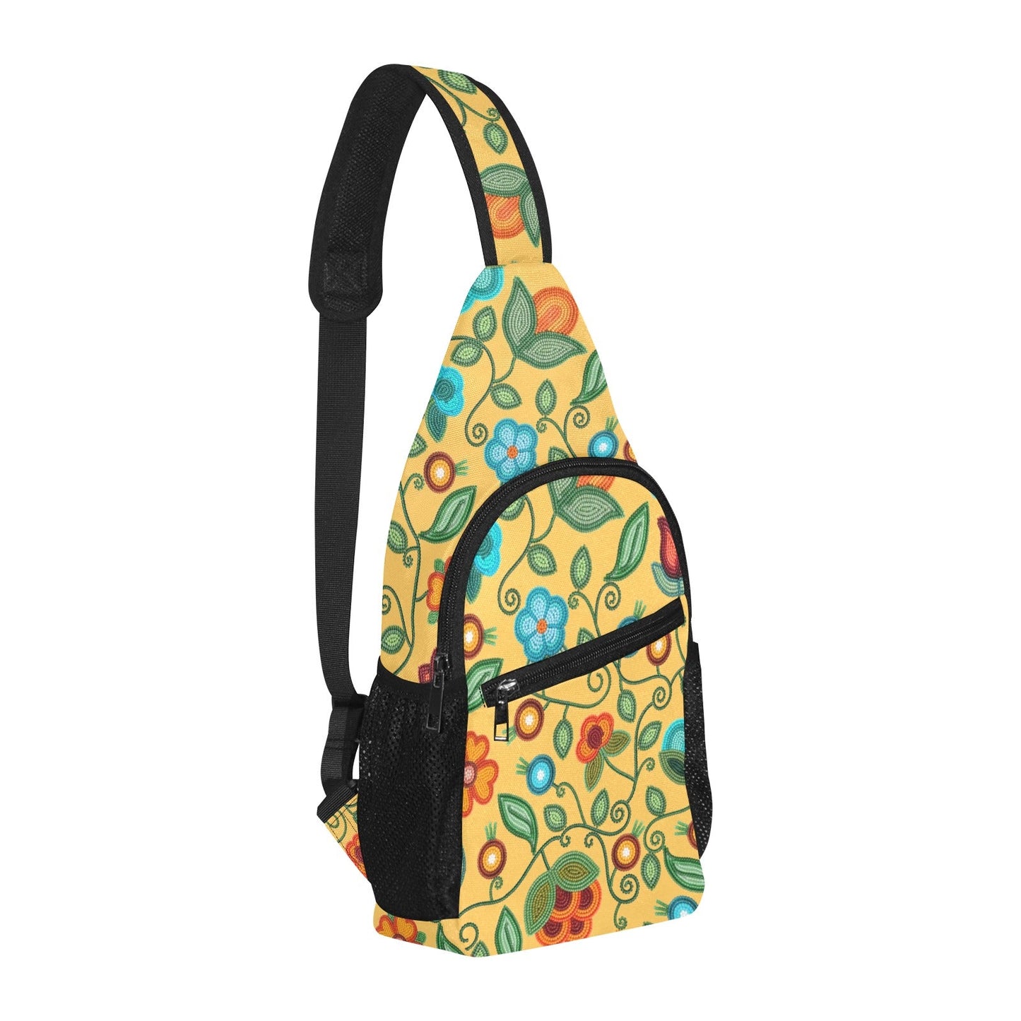 Prairie Fire Petals Honey Chest Bag