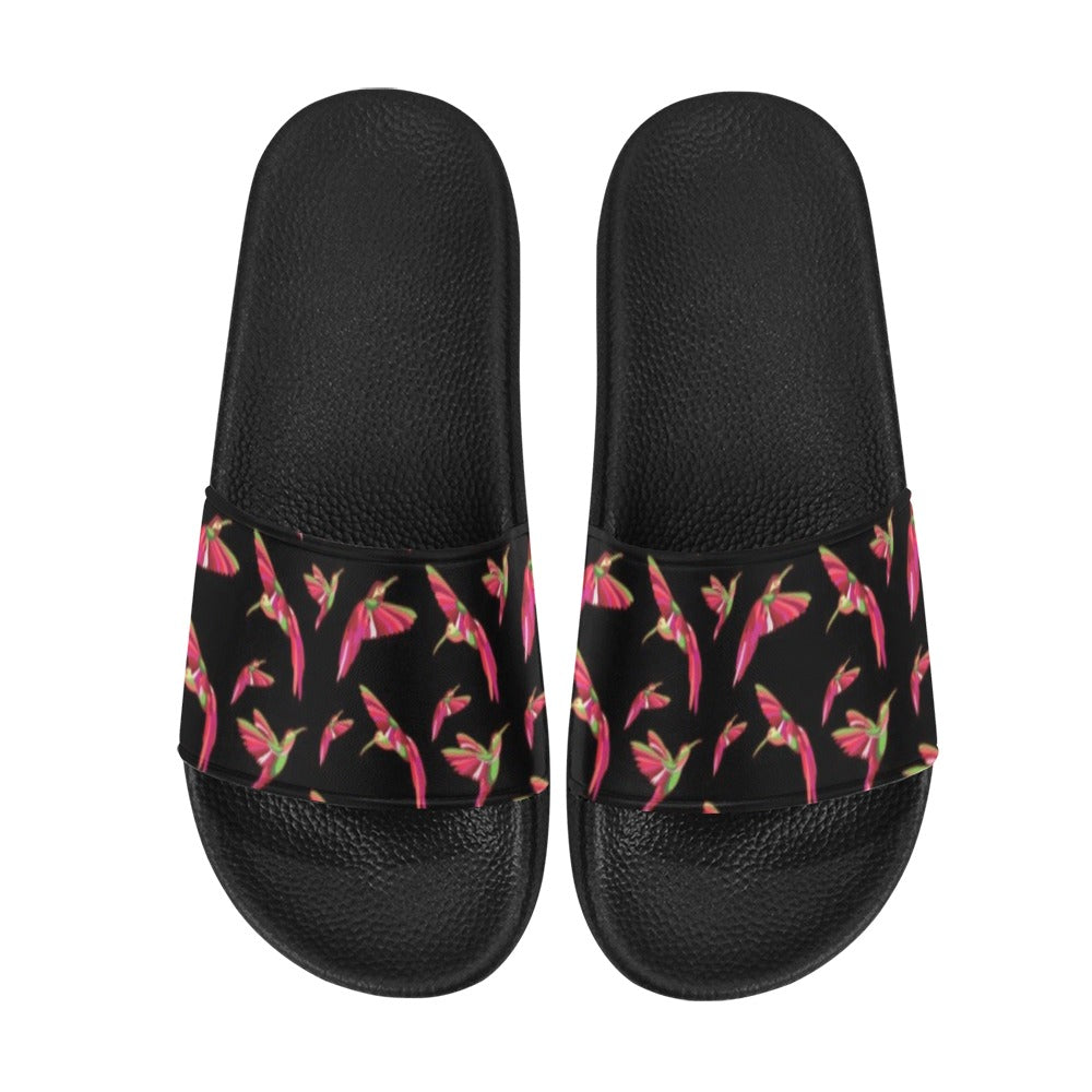 Red Swift Slide Sandals