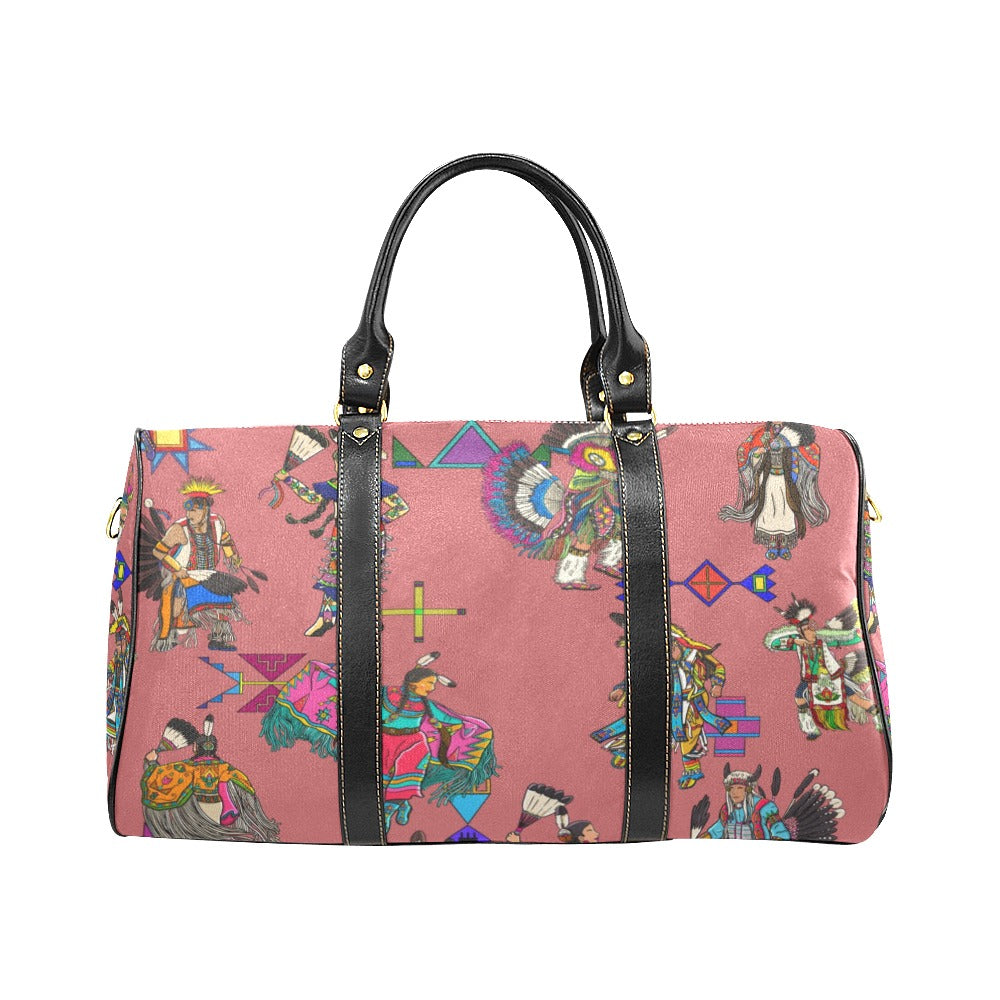 Grand Entry Dancers Terra Cotta Large Travel Bag