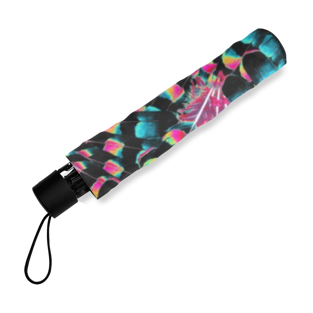 Hawk Feathers Heat Map Foldable Umbrella