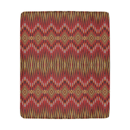 Fire Feather Red Ultra-Soft Micro Fleece Blanket 50"x60"