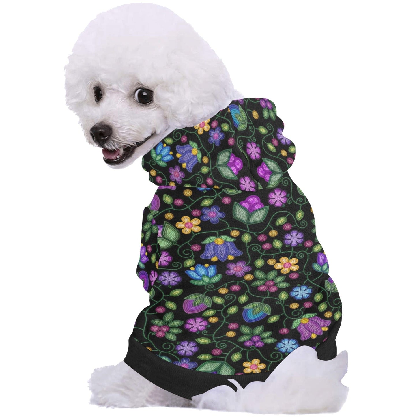 Bloom Uplift Black Pet Hoodie