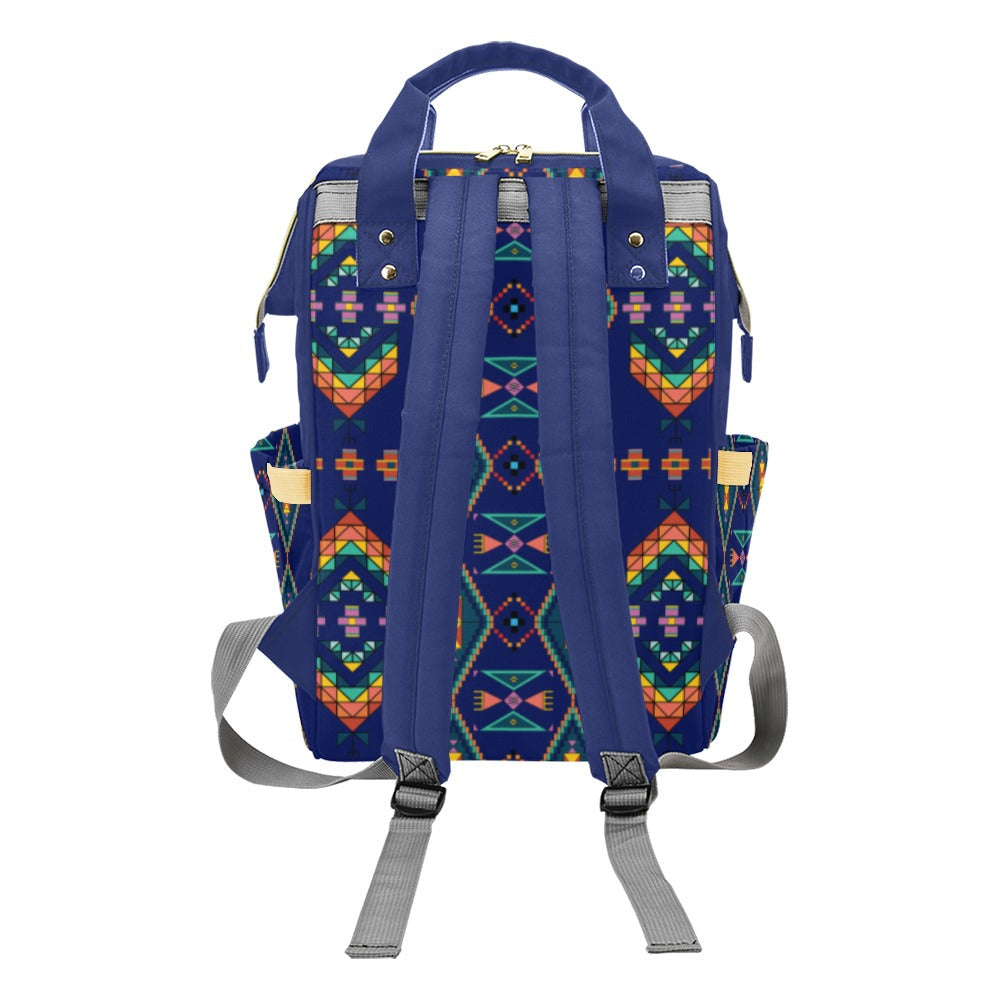 Travois Tipi Blue Multi-Function Diaper Backpack