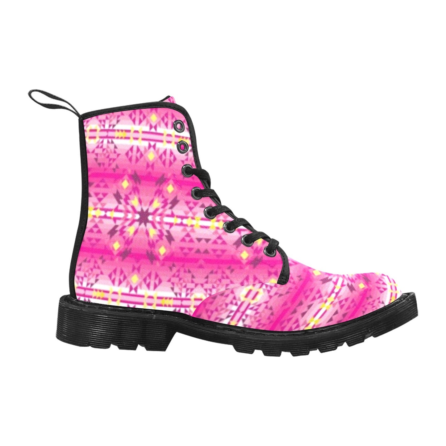 Pink Star Boots for Men