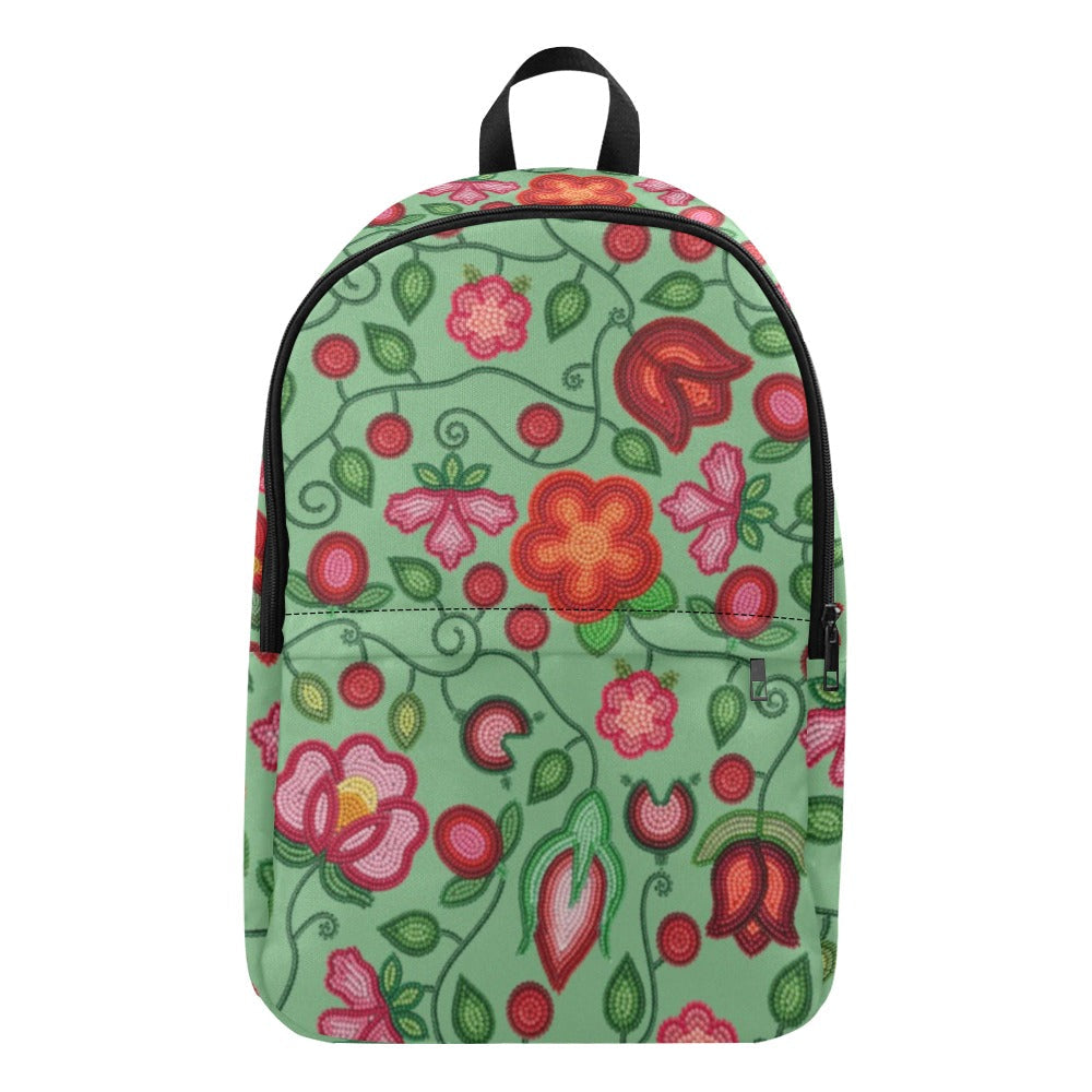Rose Reverie Green Backpack