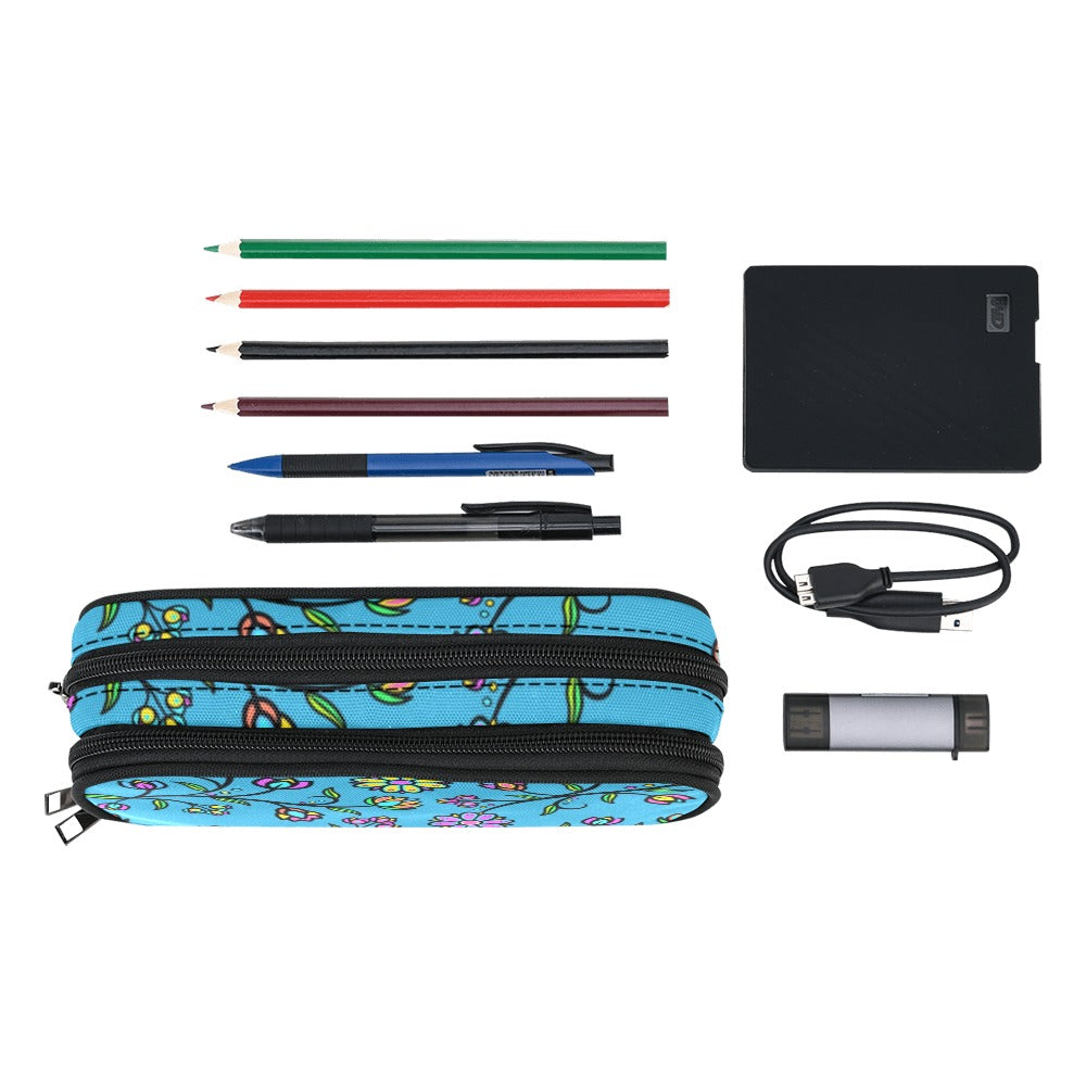 Cosmic Whisper Pastel Rainy Horizon Pencil Pouch