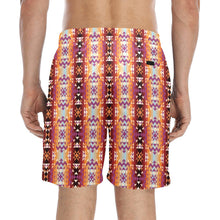 Load image into Gallery viewer, Heatwave Men&#39;s Mid-Length Beach Shorts
