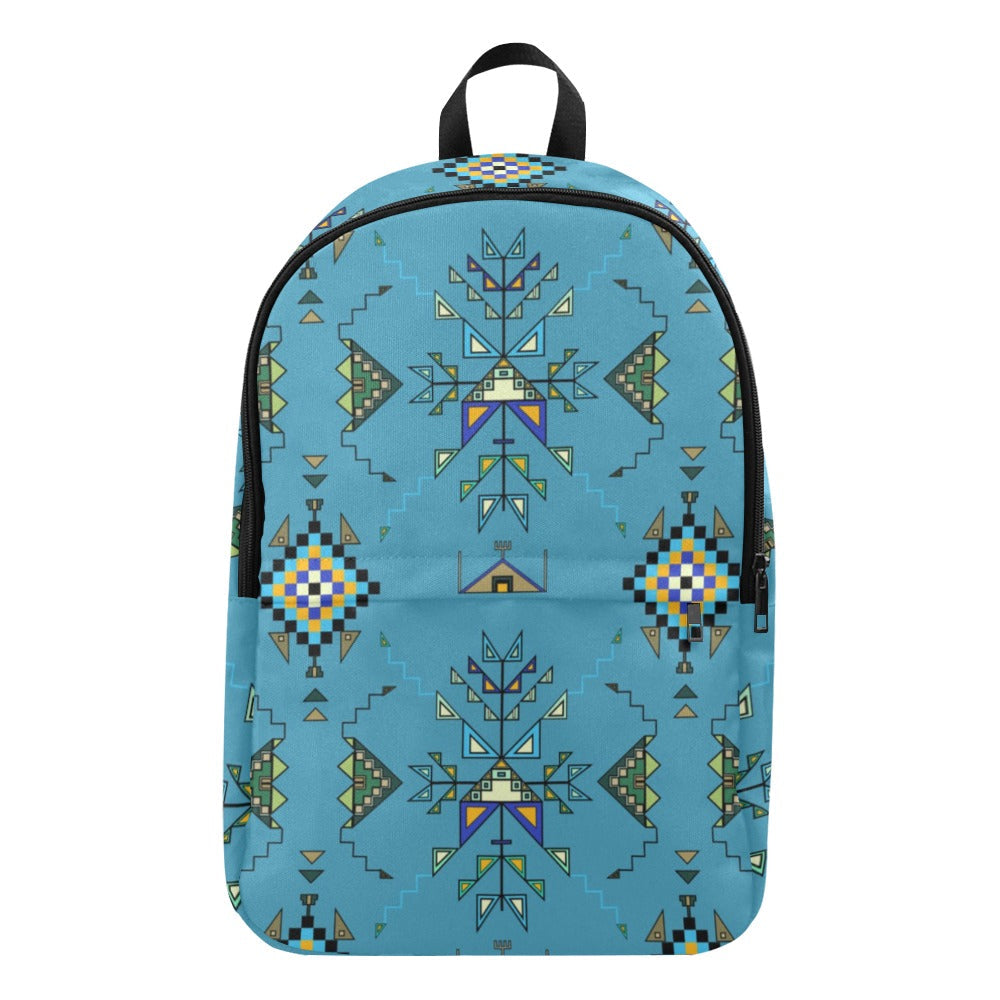 Bear Shield Blue Backpack