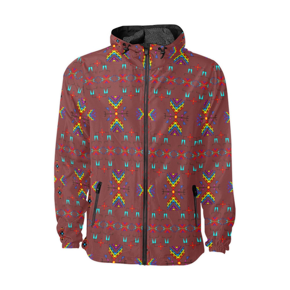 Rainy Chief Rainbow Earth Clay Men's Windbreaker
