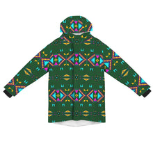 Load image into Gallery viewer, Rite of Passage Squash Leaf Unisex Sherpa Lined Hooded Coat
