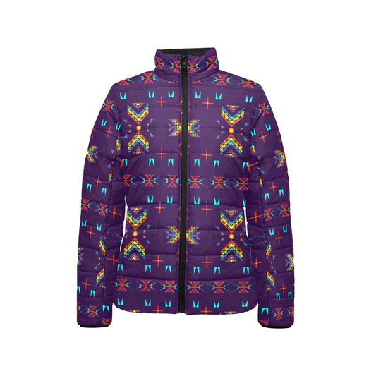 Rainy Chief Dark Purple Stand Collar Jacket