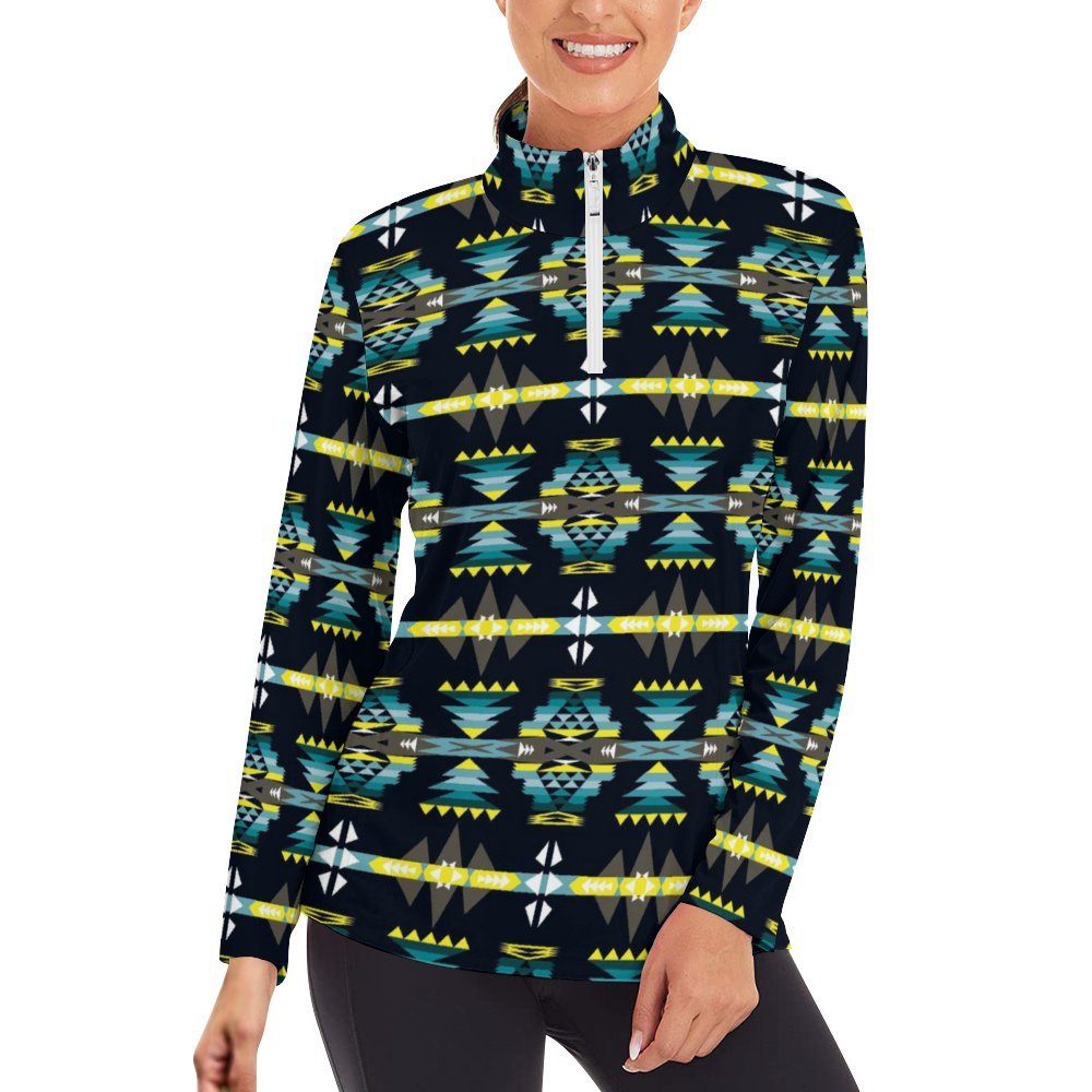 River Trail Long Sleeve Yoga Shirt