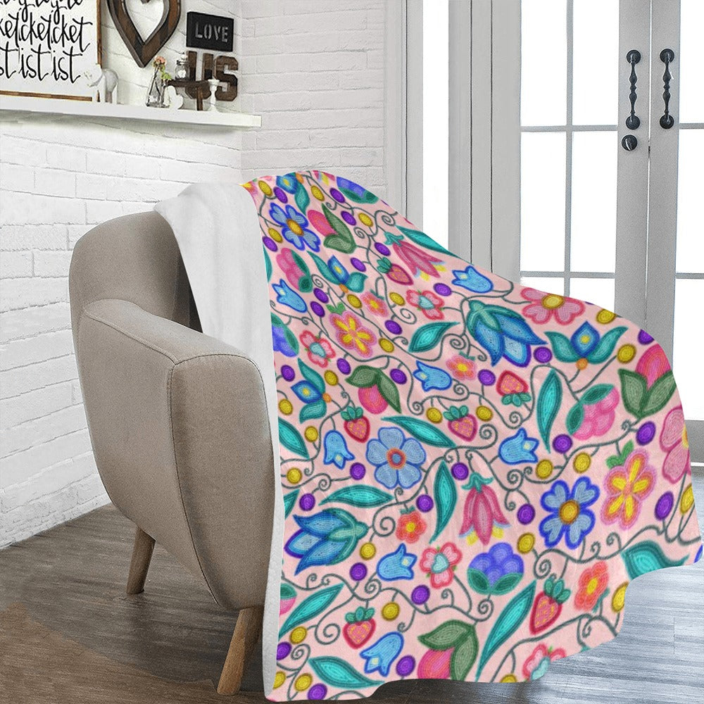 Sweet Offering Pink X-Large Micro Fleece Blanket
