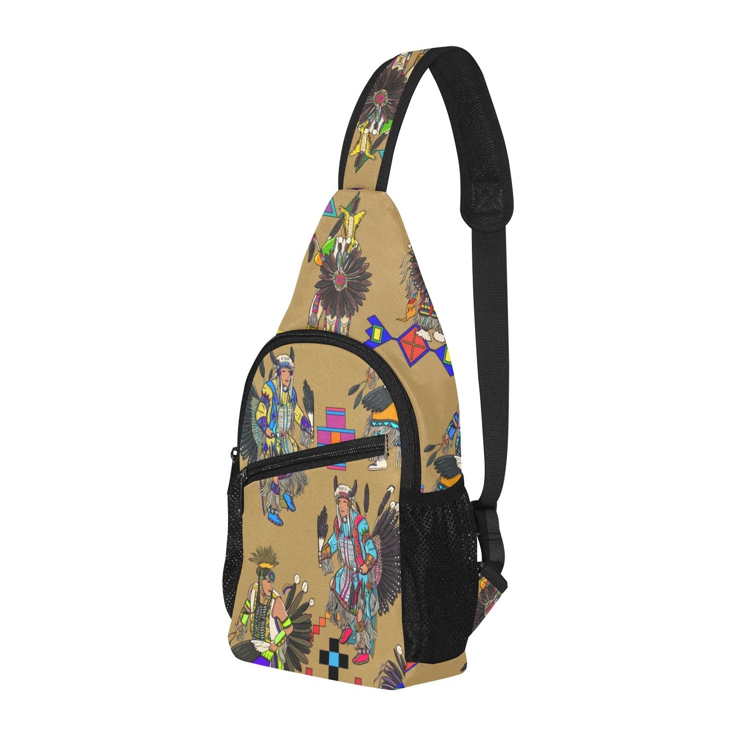 Men's Tradish Dancers Earth Chest Bag