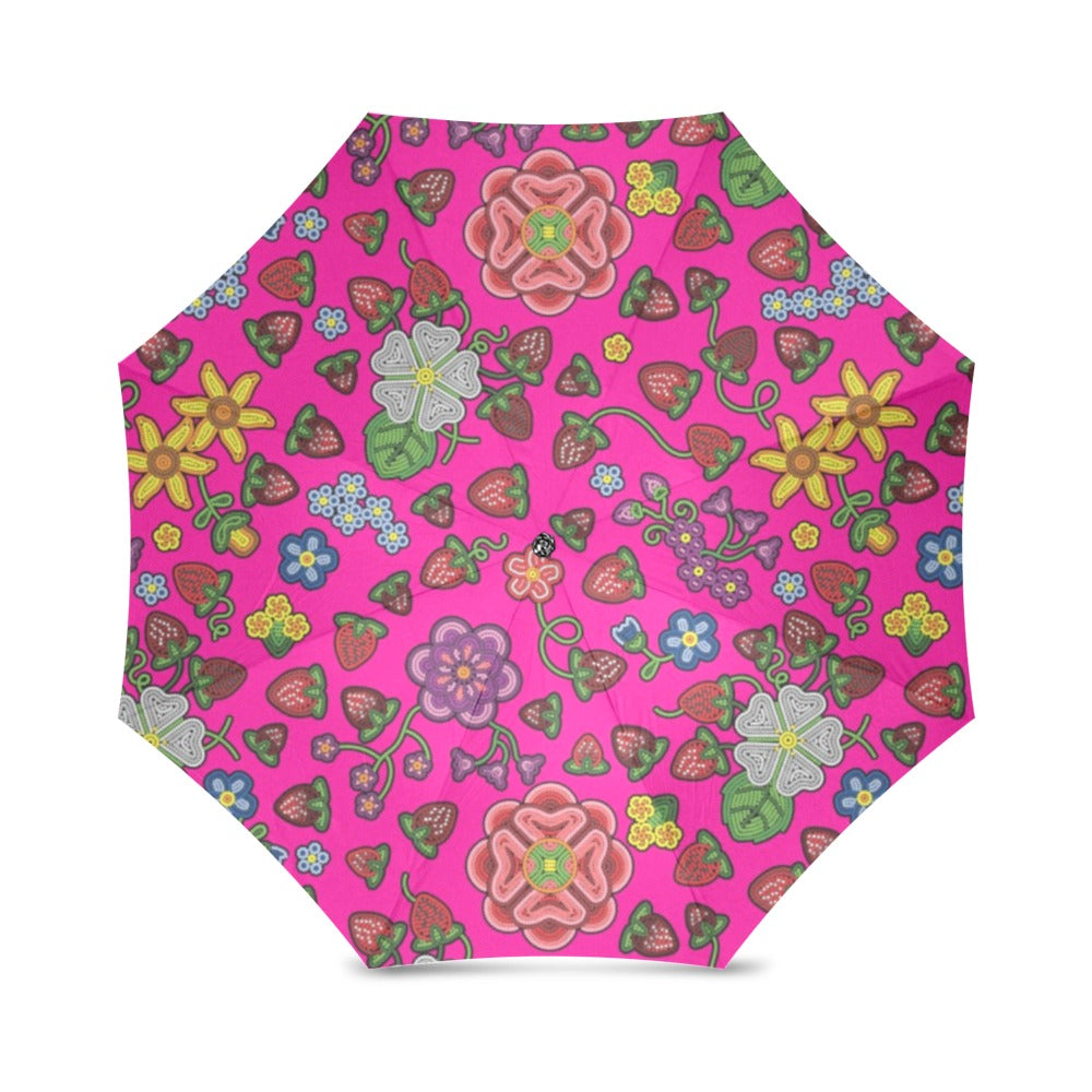 Berry Pop Blush Foldable Umbrella