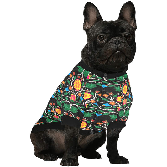 Floral Beadwork Pet Shirt