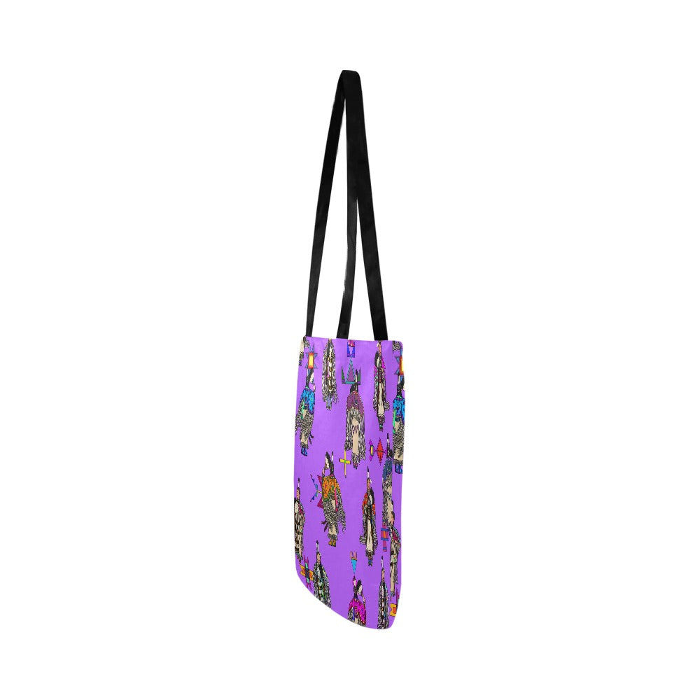 Women's Tradish Dancers Purple Reusable Shopping Bag