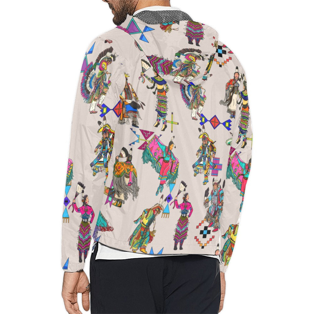 Grand Entry Dancers Muslin Men's Windbreaker