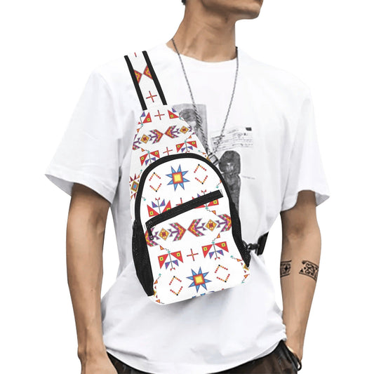 Scattered Generations White Chest Bag