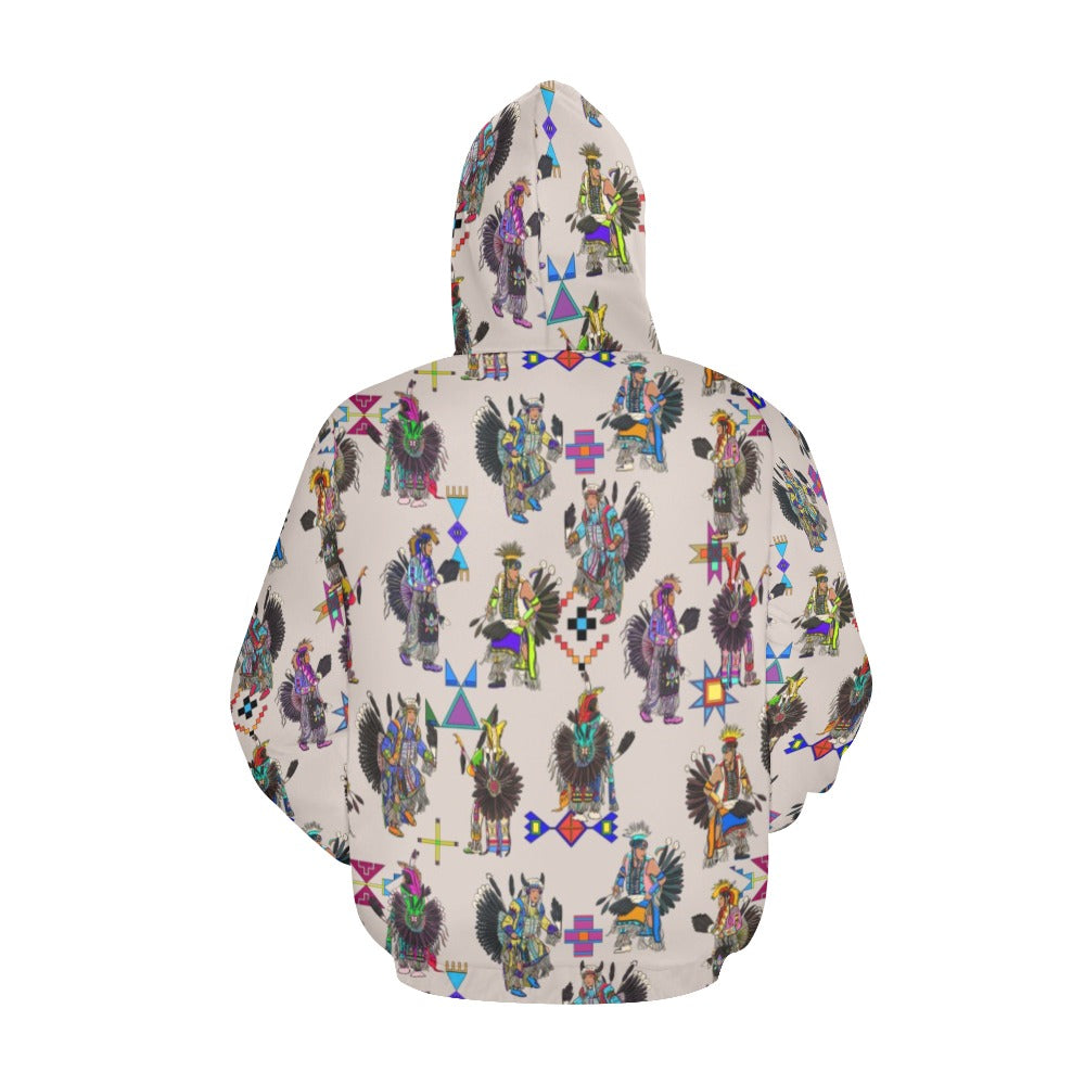 Men's Tradish Dancers Muslin White Hoodie for Men