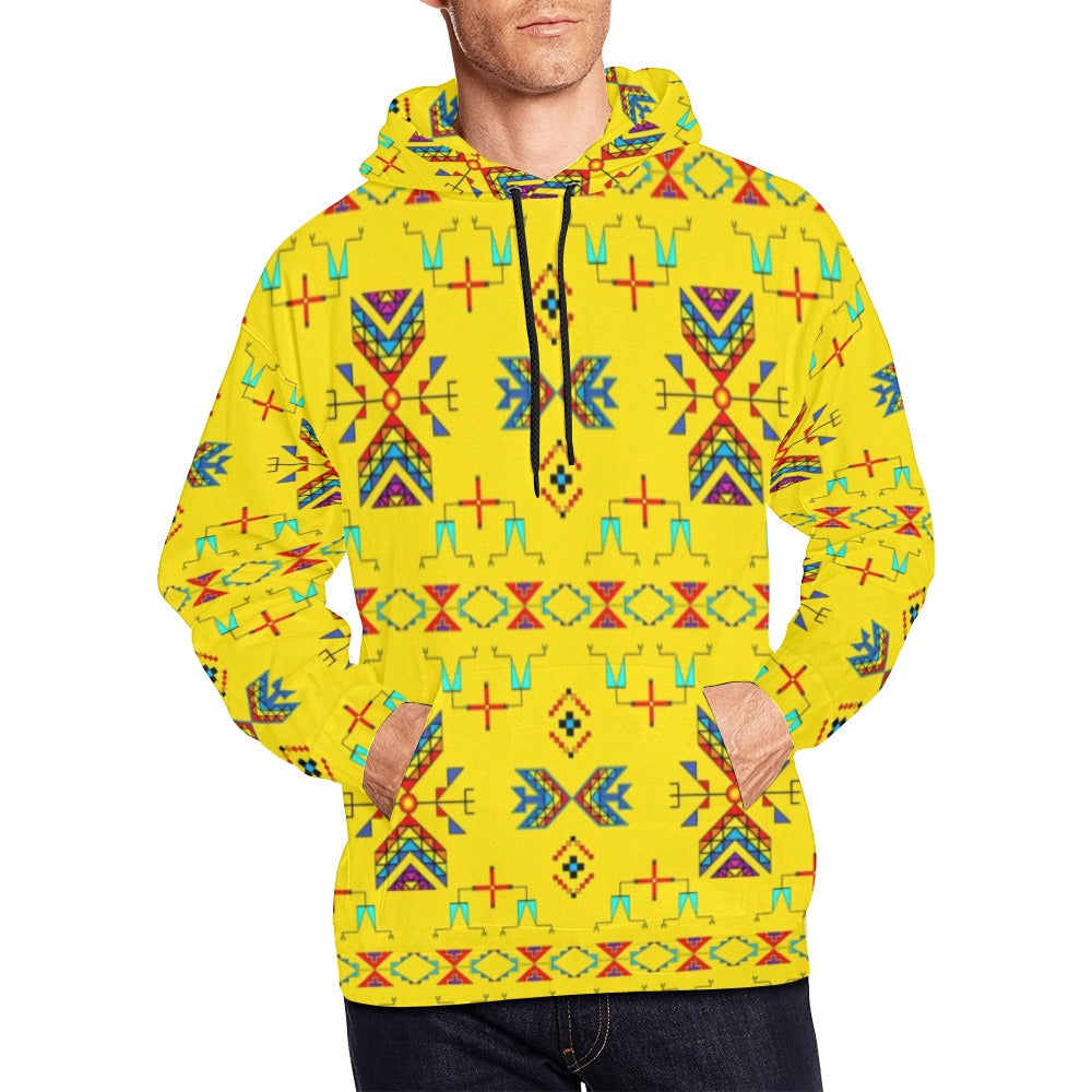 Rainy Chief Rainbow Yellow Hoodie for Men