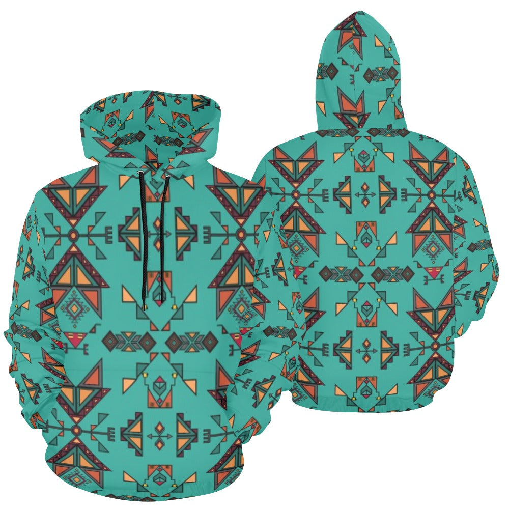 Arrow Dawn Turquoise Hoodie for Men