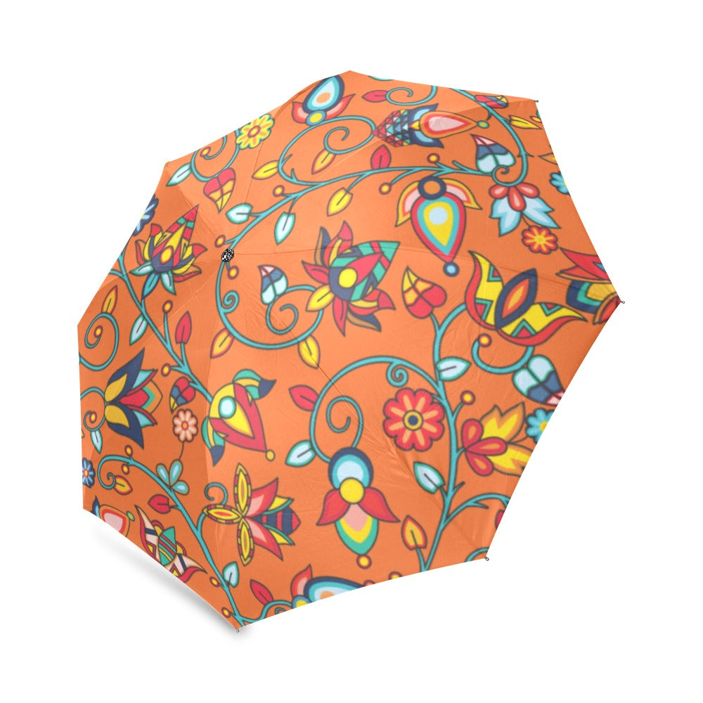 Thorny Path ECM Orange Foldable Umbrella