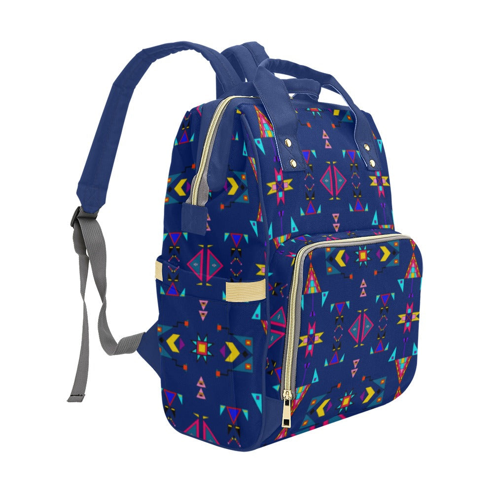 Enemy Territory Dark Navy Multi-Function Diaper Backpack