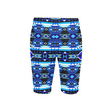 Load image into Gallery viewer, Force of Nature Winter Night Men&#39;s Knee Length Swimming Trunks
