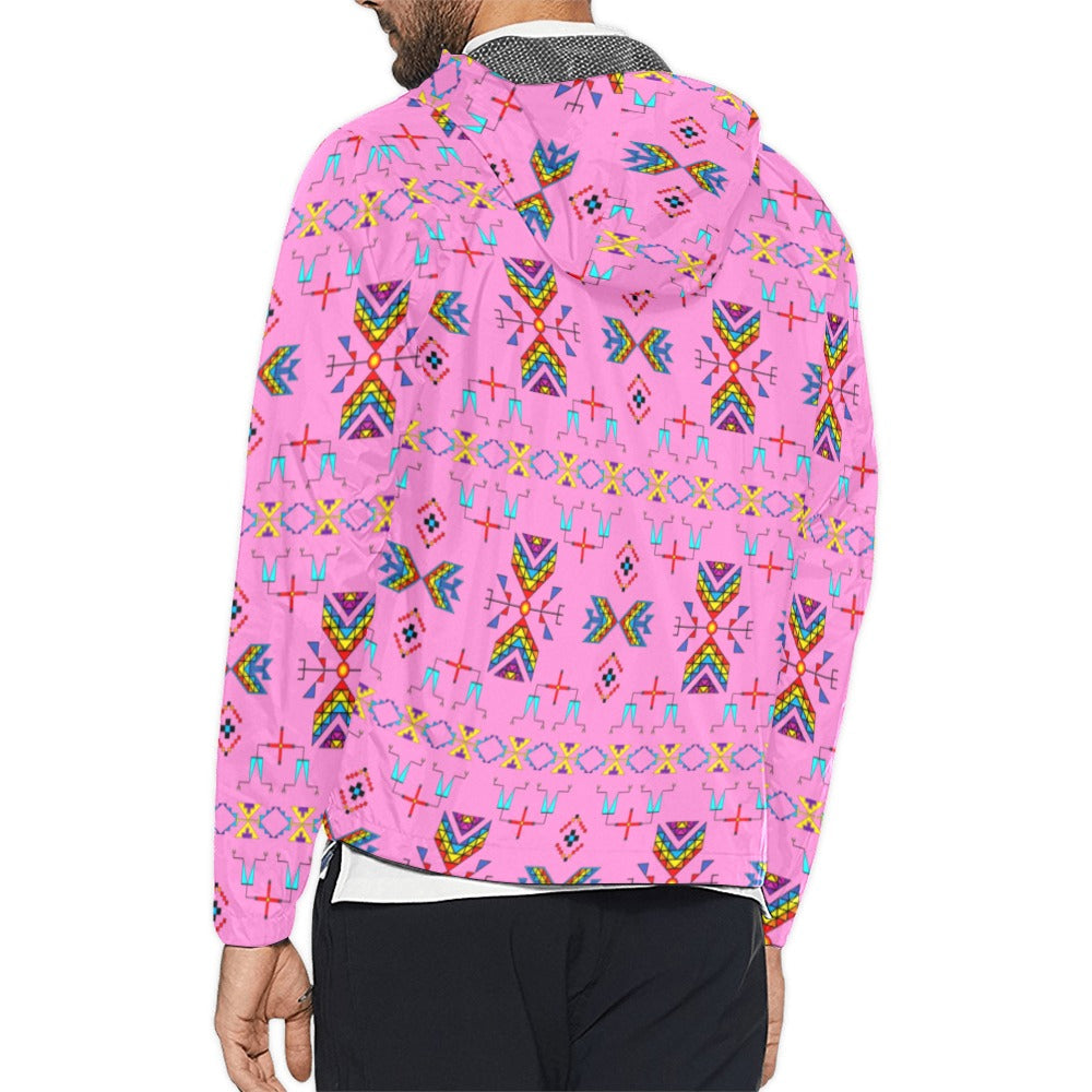 Rainbow Chief Rainbow Blush Men's Windbreaker