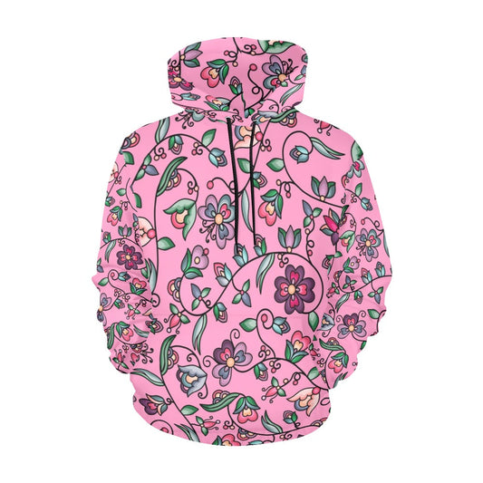 Amber Evening Garland Pink Hoodie for Women