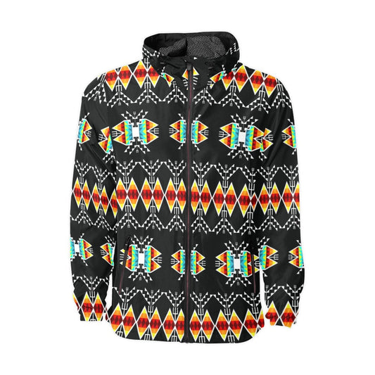 Sacred Trust Black Colour Men's Windbreaker