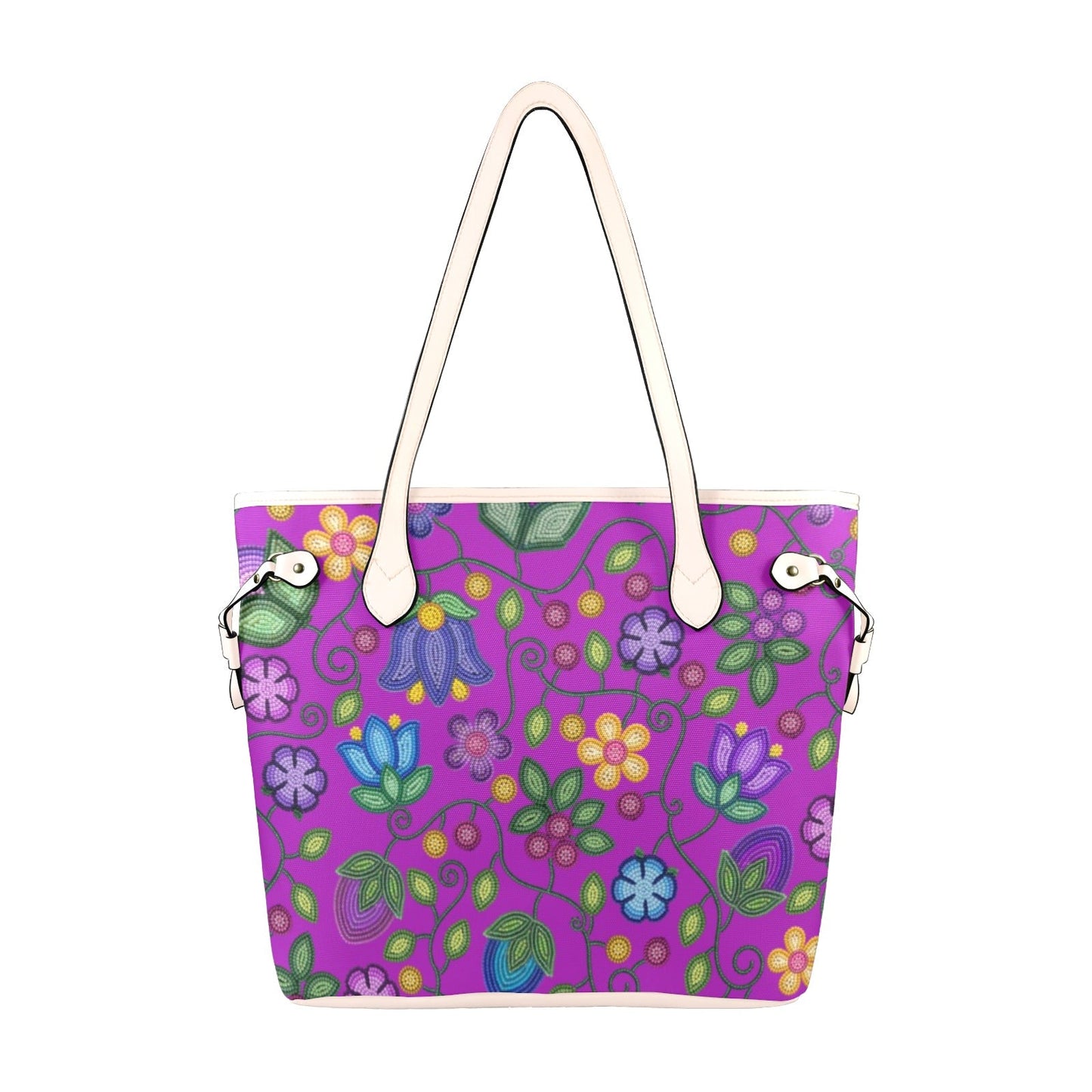 Bloom Uplift Purple Clover Canvas Tote