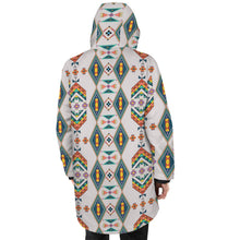 Load image into Gallery viewer, Travois Tipi Grey Unisex Sherpa Lined Hooded Coat
