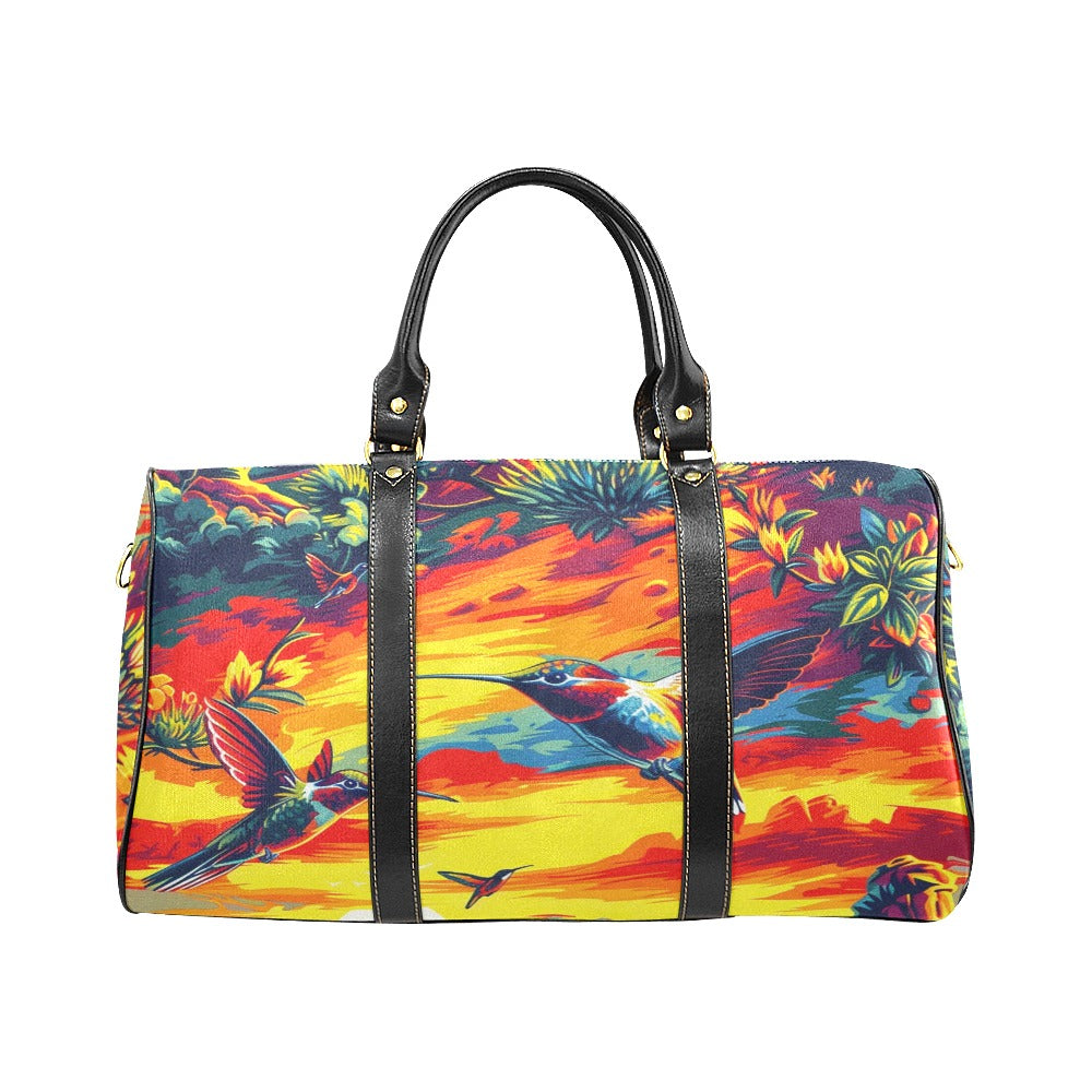Happy Hummingbirds Large Travel Bag