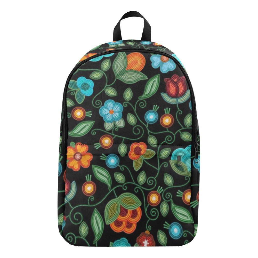 Prairie Fire Petals Black Backpack