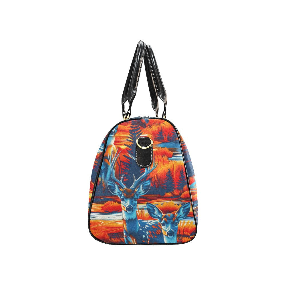 Deer Family Small Travel Bag