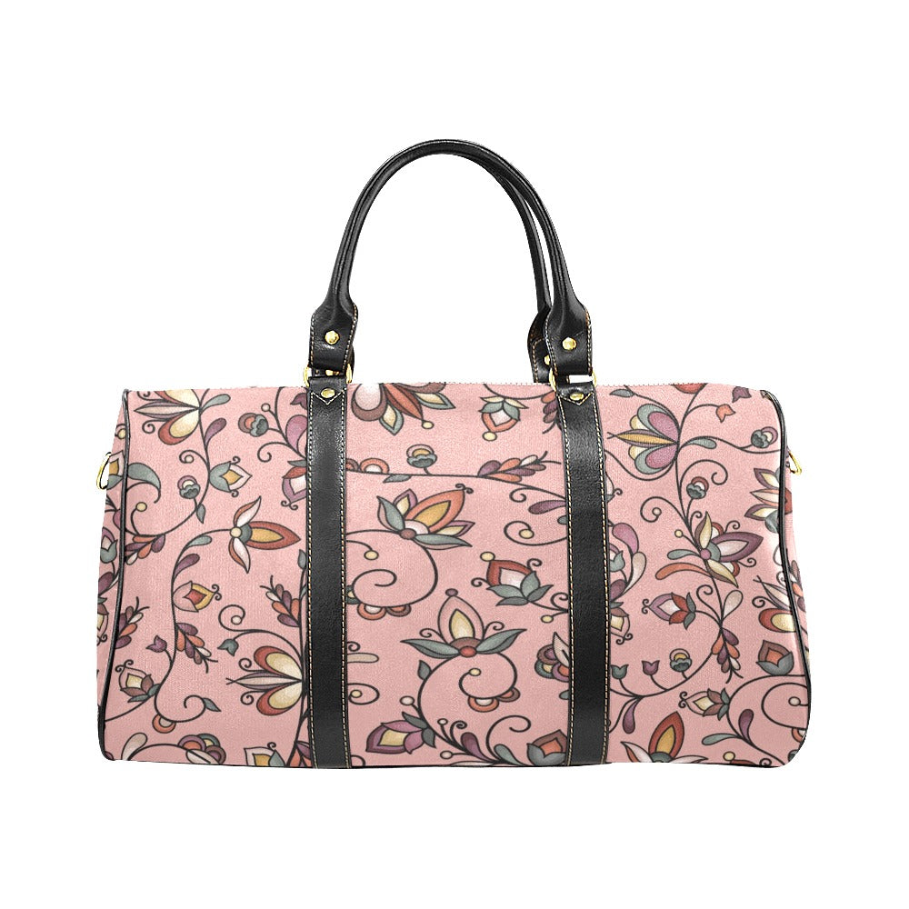 Burnt Sky Petals Peach Large Travel Bag