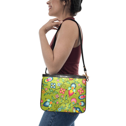 Floral Bounty Sweetgrass Small Shoulder Bag