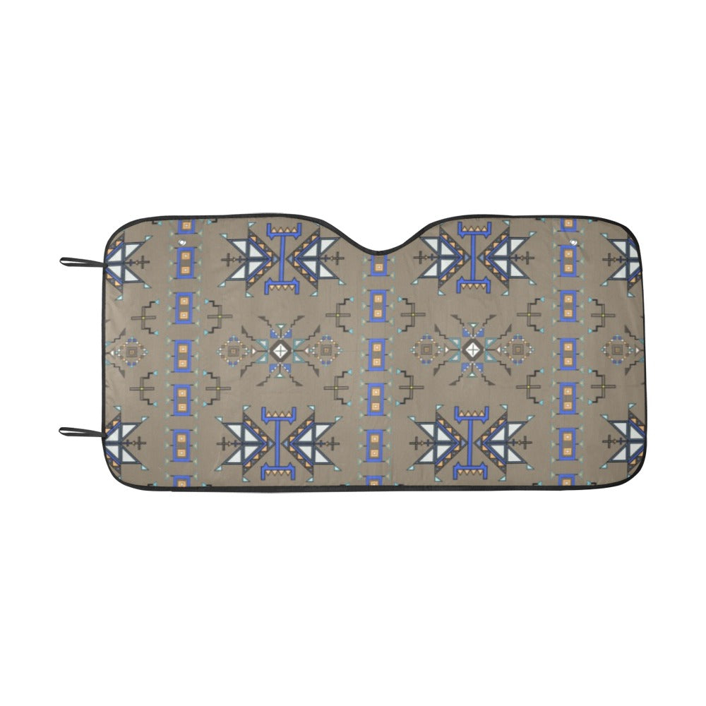 Eagle Strike Brown Car Sun Shade 55"x30"