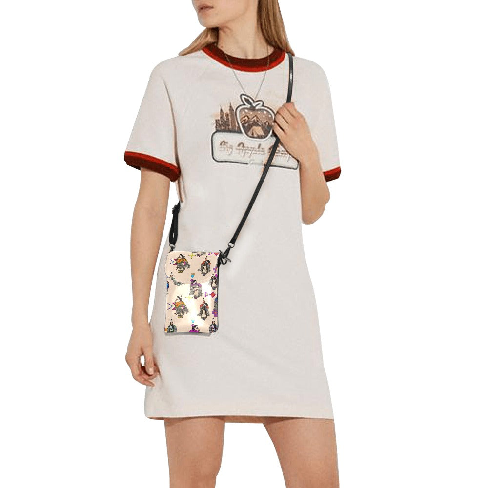 Women's Tradish Dancers  Muslin Small Cell Phone Purse