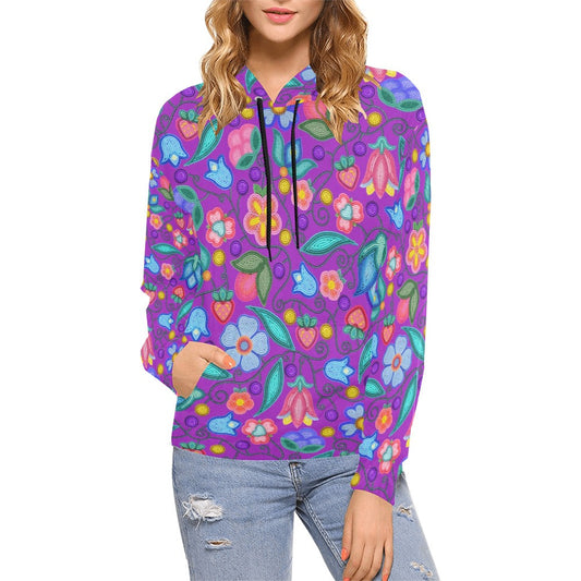 Sweet Offering Purple Hoodie for Women
