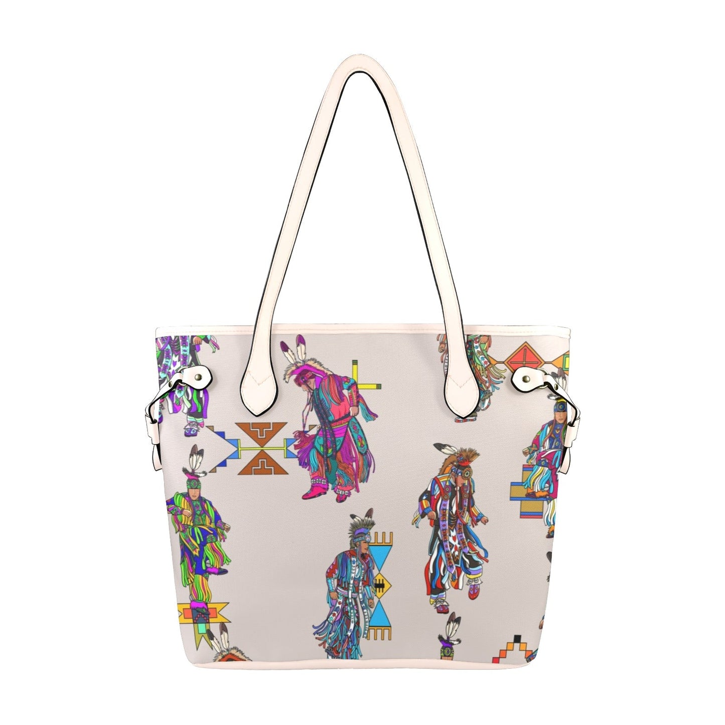 Men's Grass Dancers Muslin Clover Canvas Tote Bag