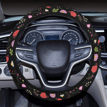 Load image into Gallery viewer, Nipin Blossom Midnight Steering Wheel Cover with Elastic Edge
