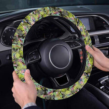 Load image into Gallery viewer, Culture in Nature Green Leaf Steering Wheel Cover with Elastic Edge
