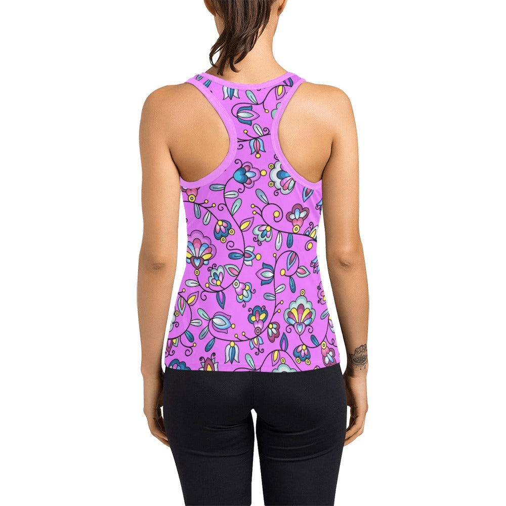 Autumn Bundle Blessing Purple Women's Racerback Tank Top