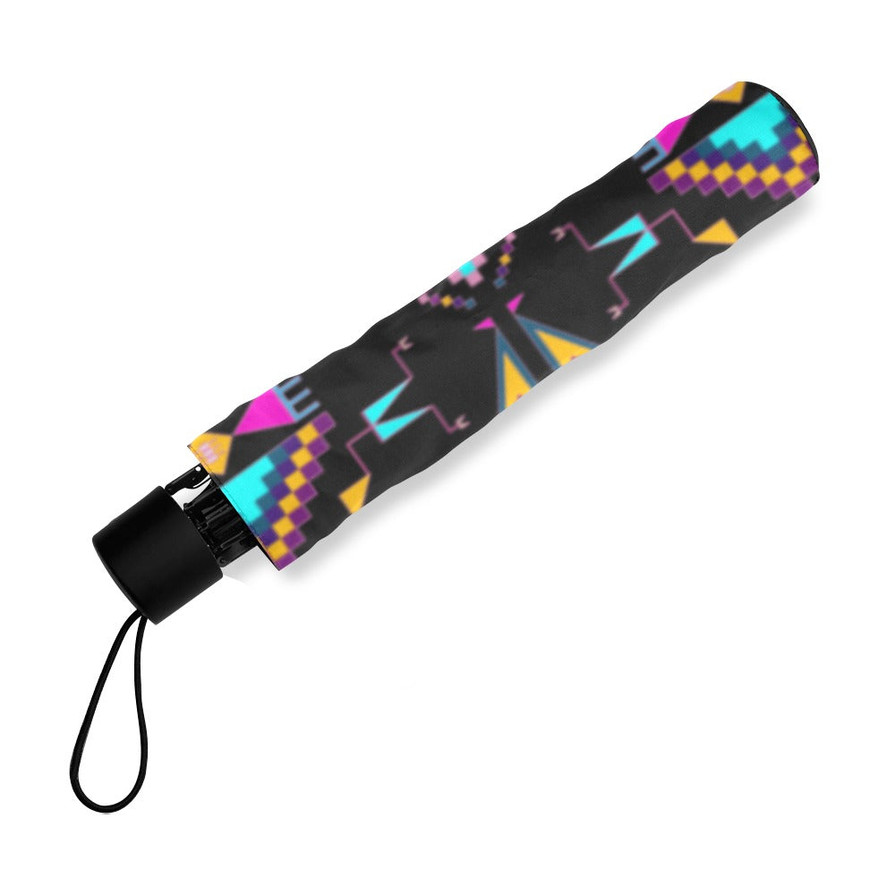 Rite of Passage Black Foldable Umbrella