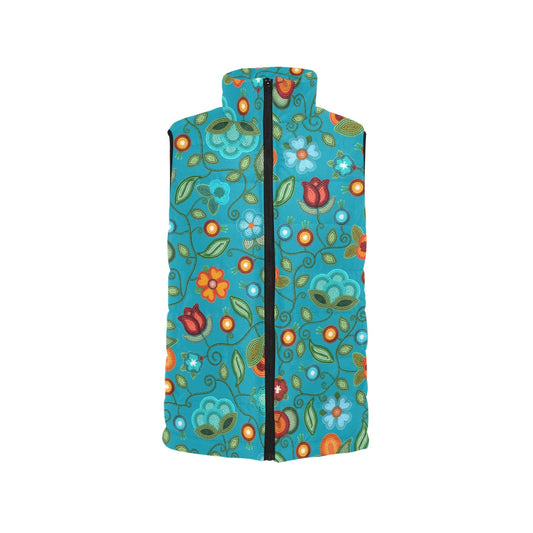 Prairie Fire Petals Ocean Padded Vest